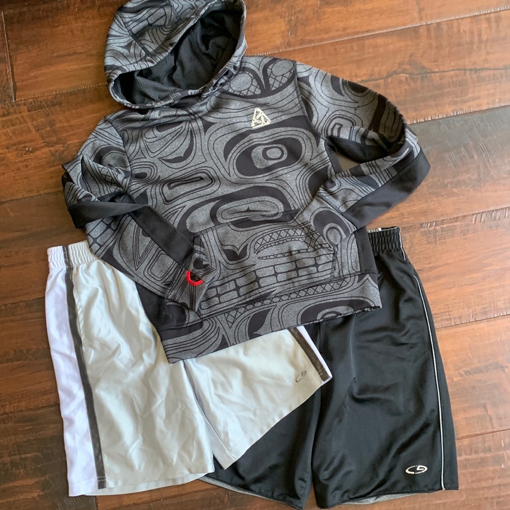 Boys Hoodie and Shorts Bundle